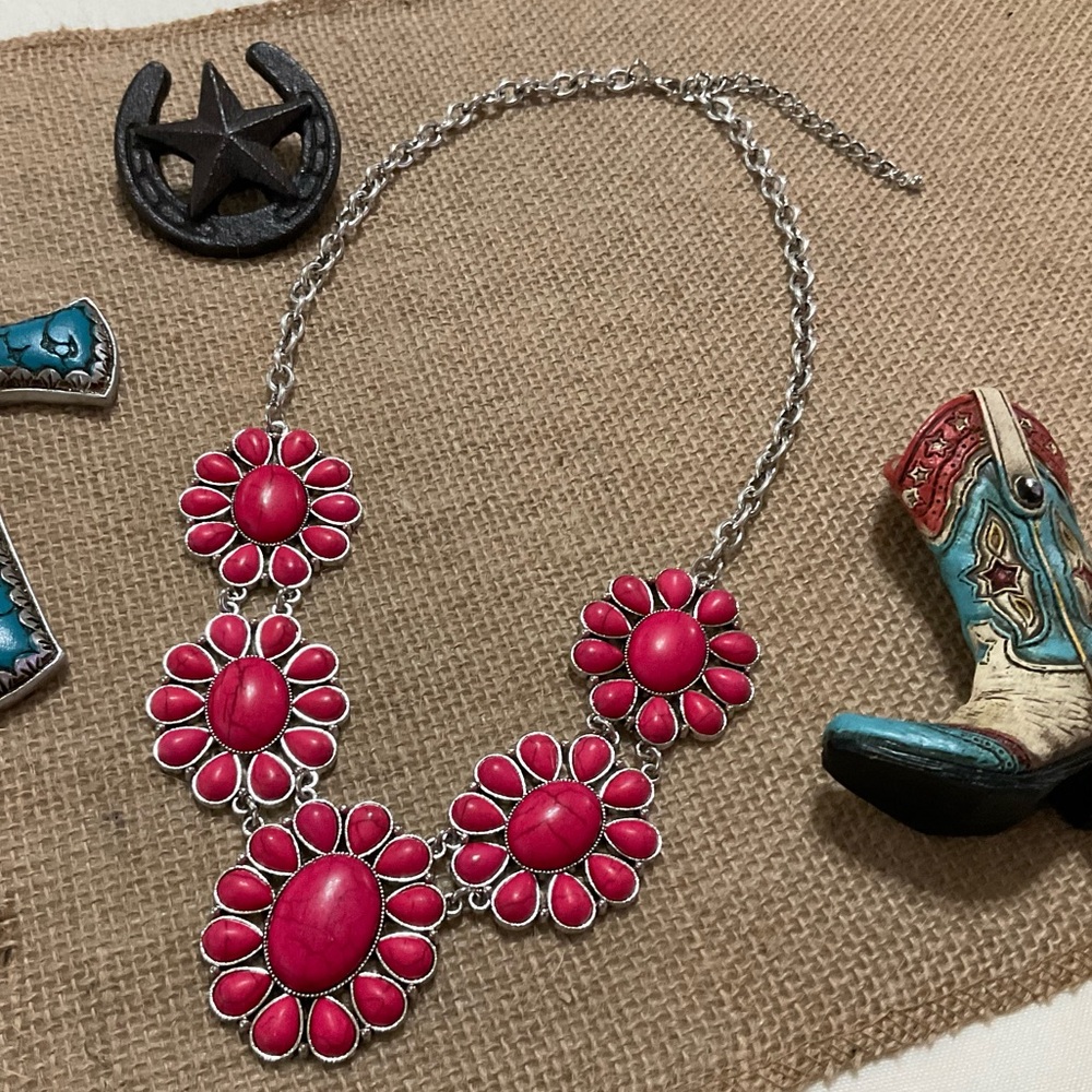 NECKLACE SILVER WESTERN